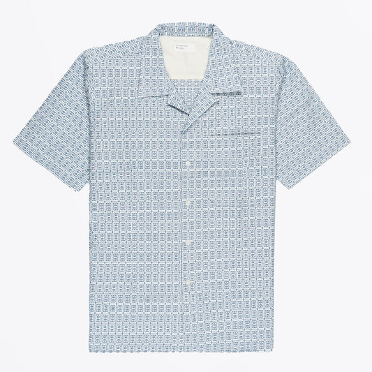 - Porto Cotton Camp Shirt - White