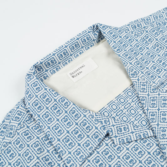 - Porto Cotton Camp Shirt - White