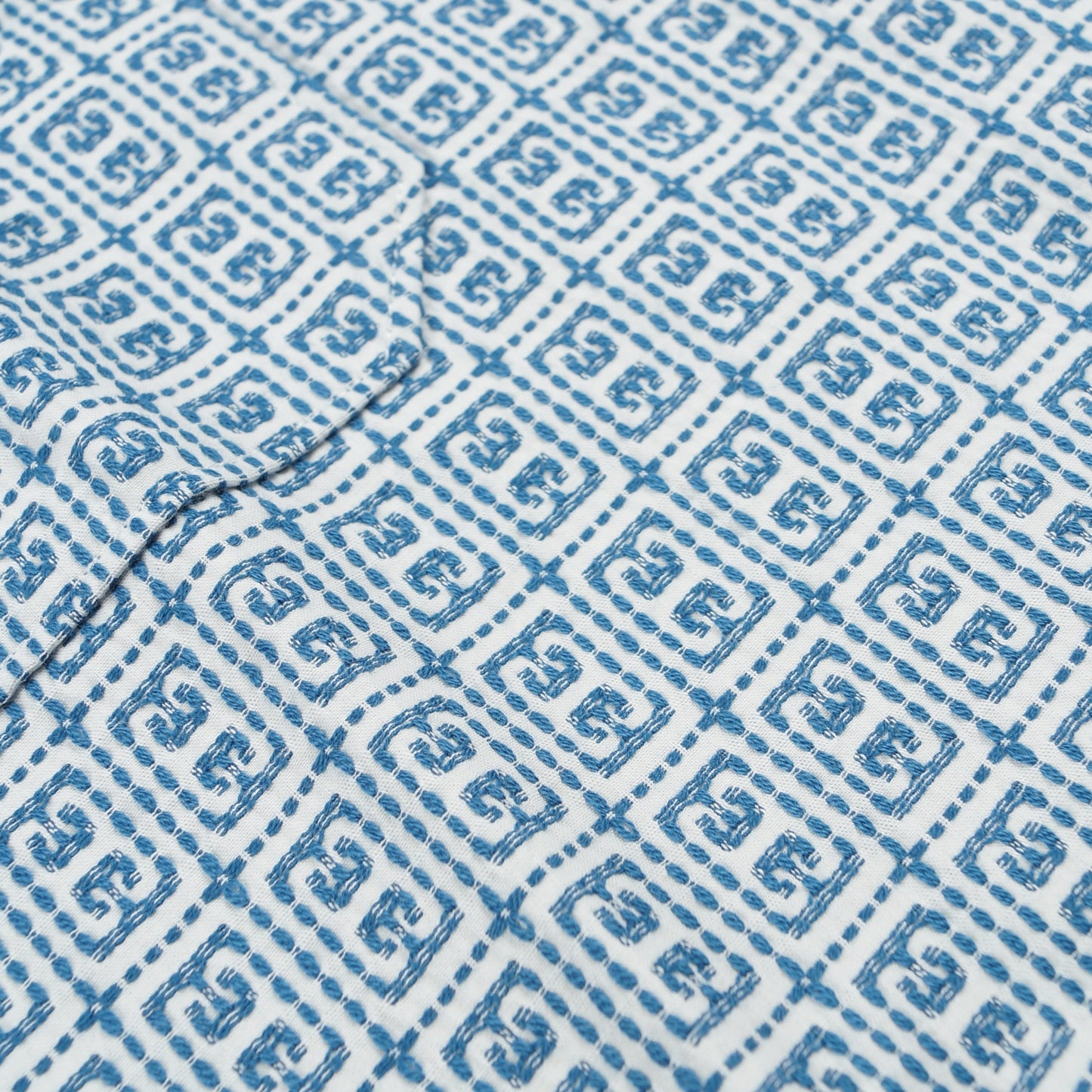 - Porto Cotton Camp Shirt - White