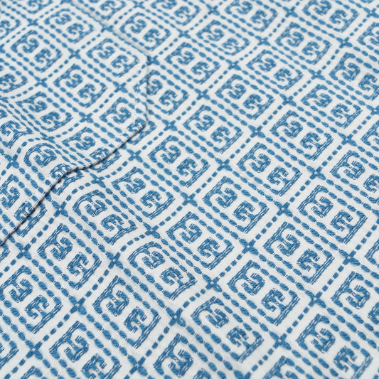 - Porto Cotton Camp Shirt - White