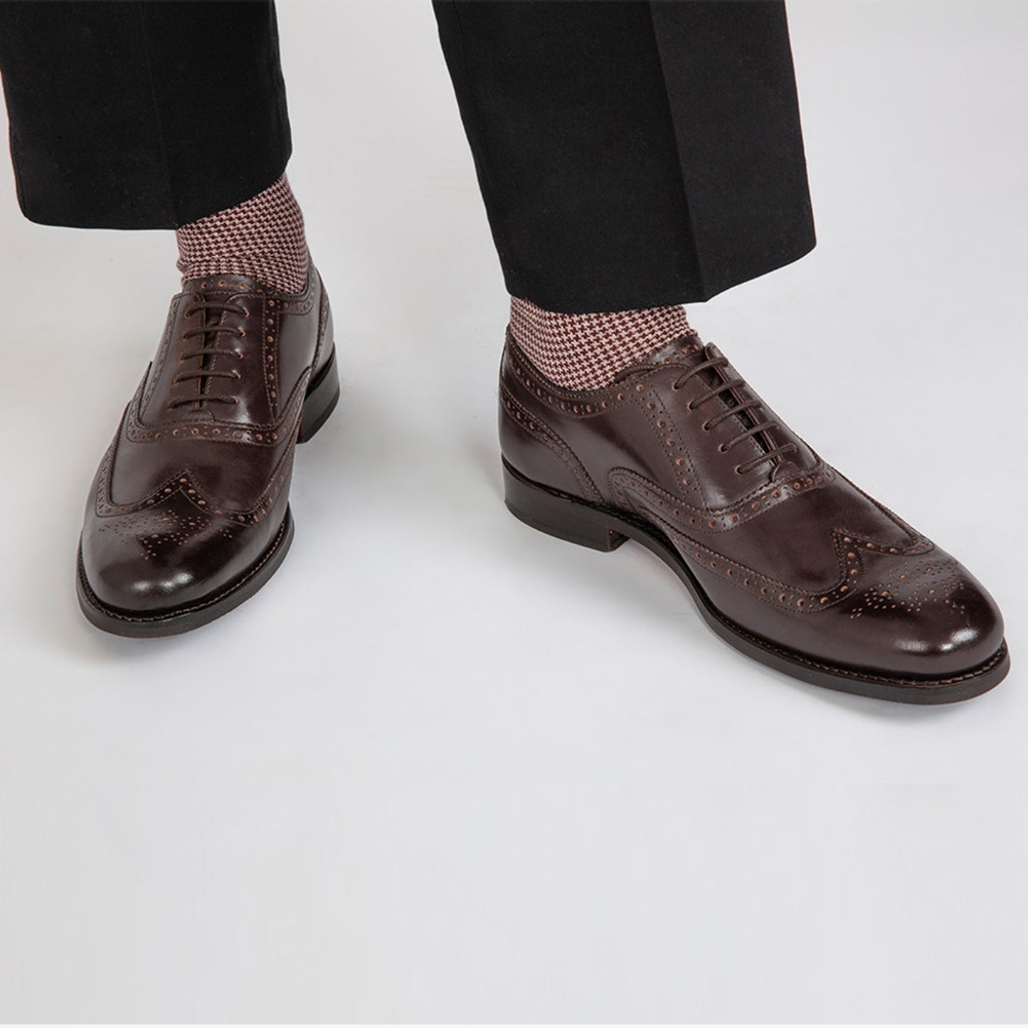 - Dylan Wingcap Oxford Brogue - Brown Colorado