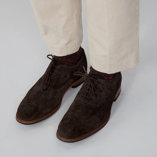 - Dylan Wingcap Oxford Brogue - Peat