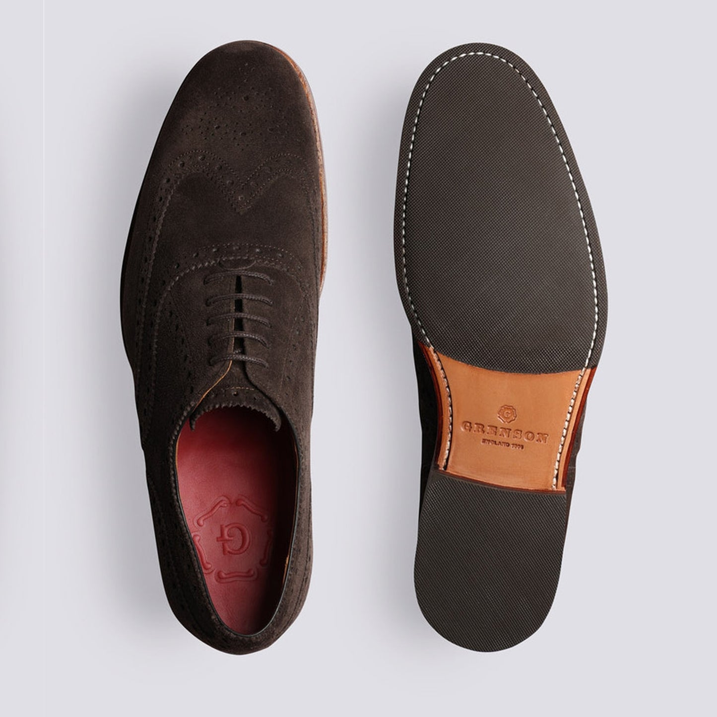 - Dylan Wingcap Oxford Brogue - Peat