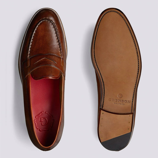 Lloyd Penny Loafer - Tan