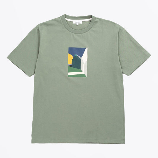 Johannes Collage T-Shirt - Sage Green