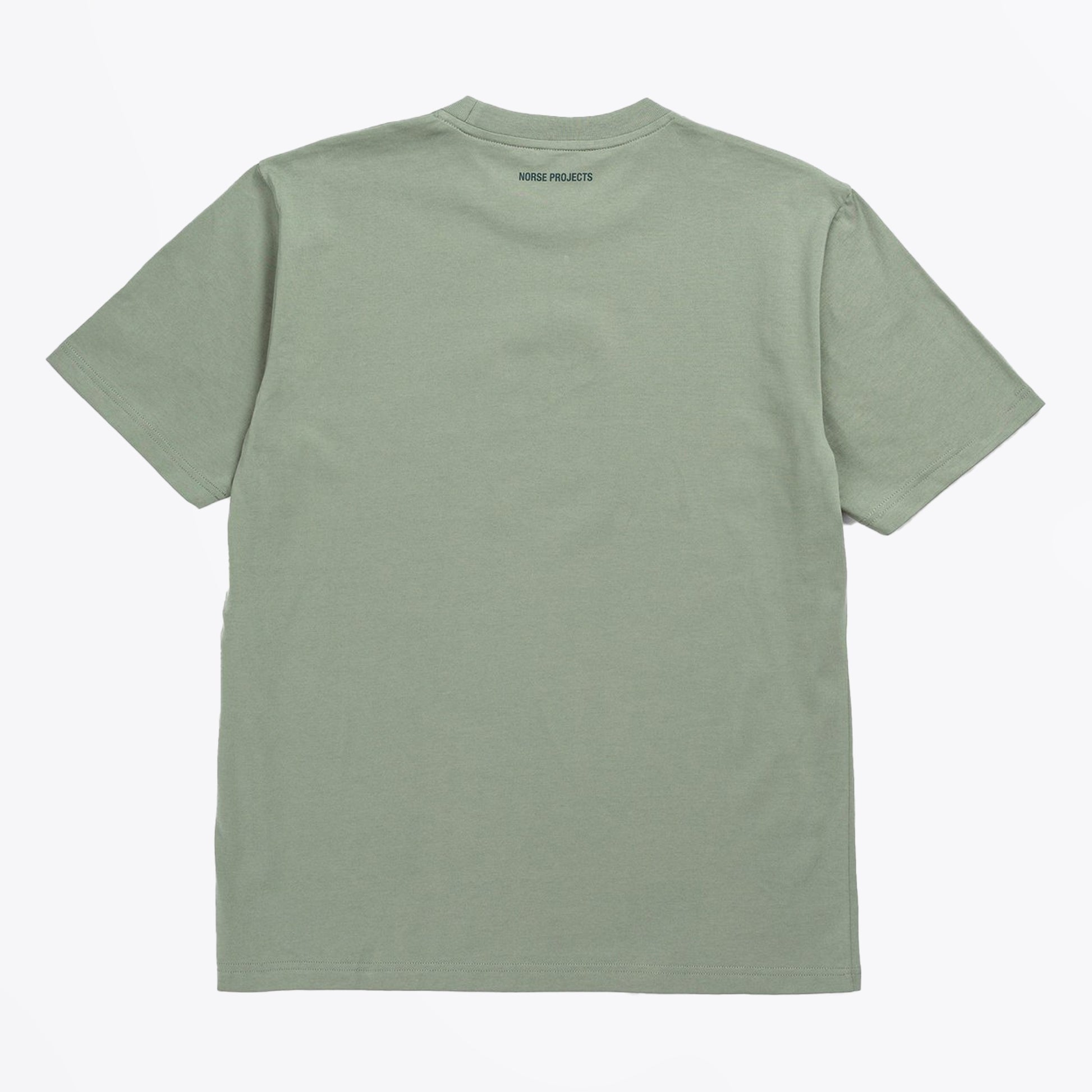 Norse Johannes Collage T-Shirt - Sage Green