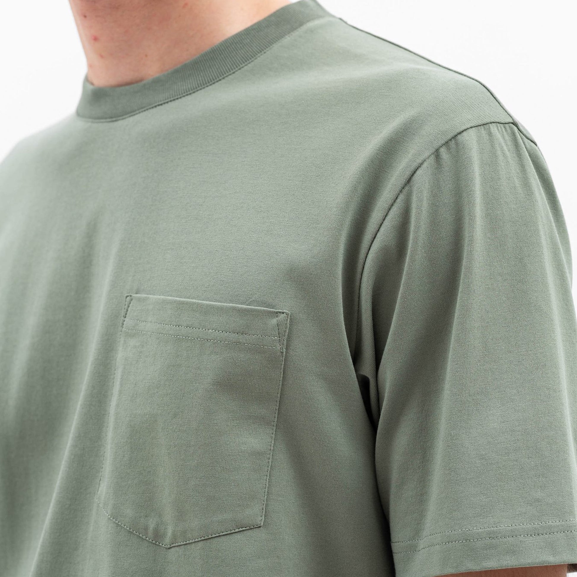 Norse Johannes Standard Pocket Tee - Sage Green