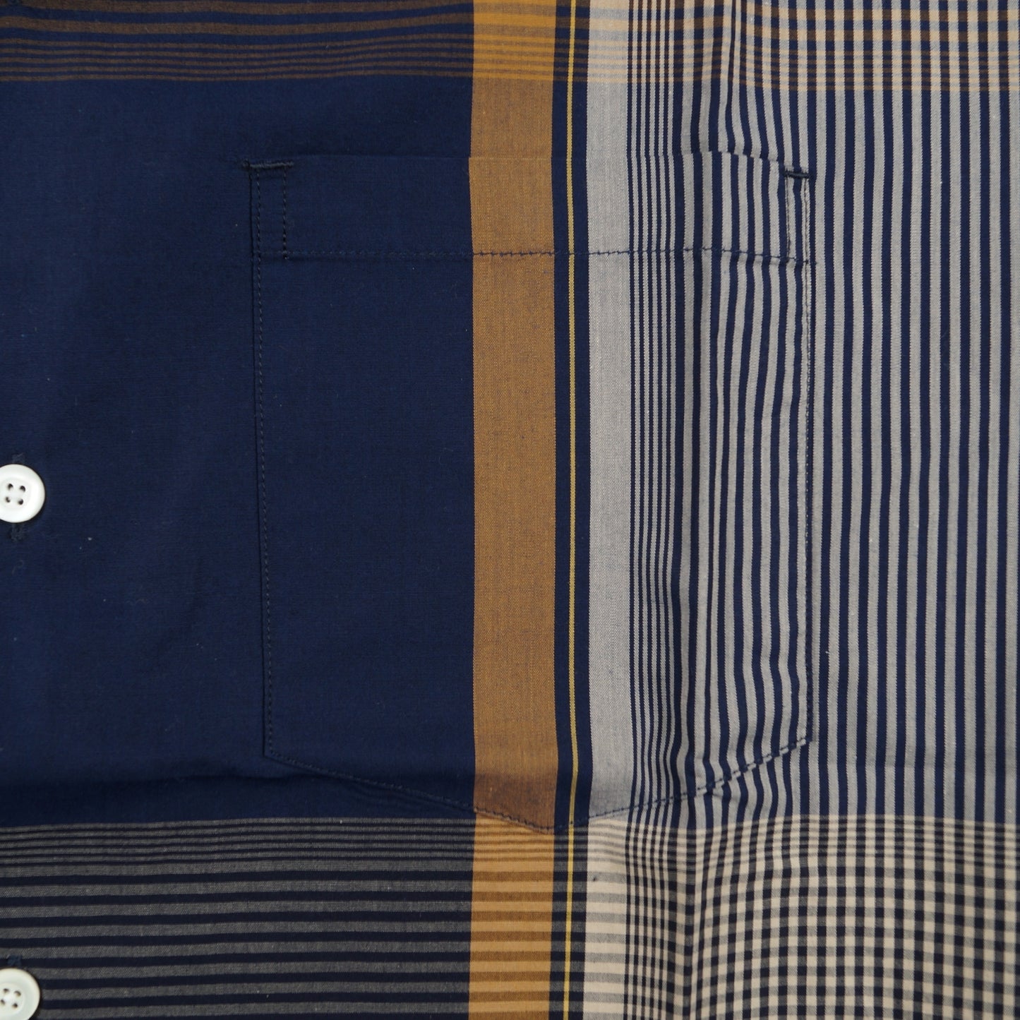 - Carsten Light Check Shirt - Dark Navy