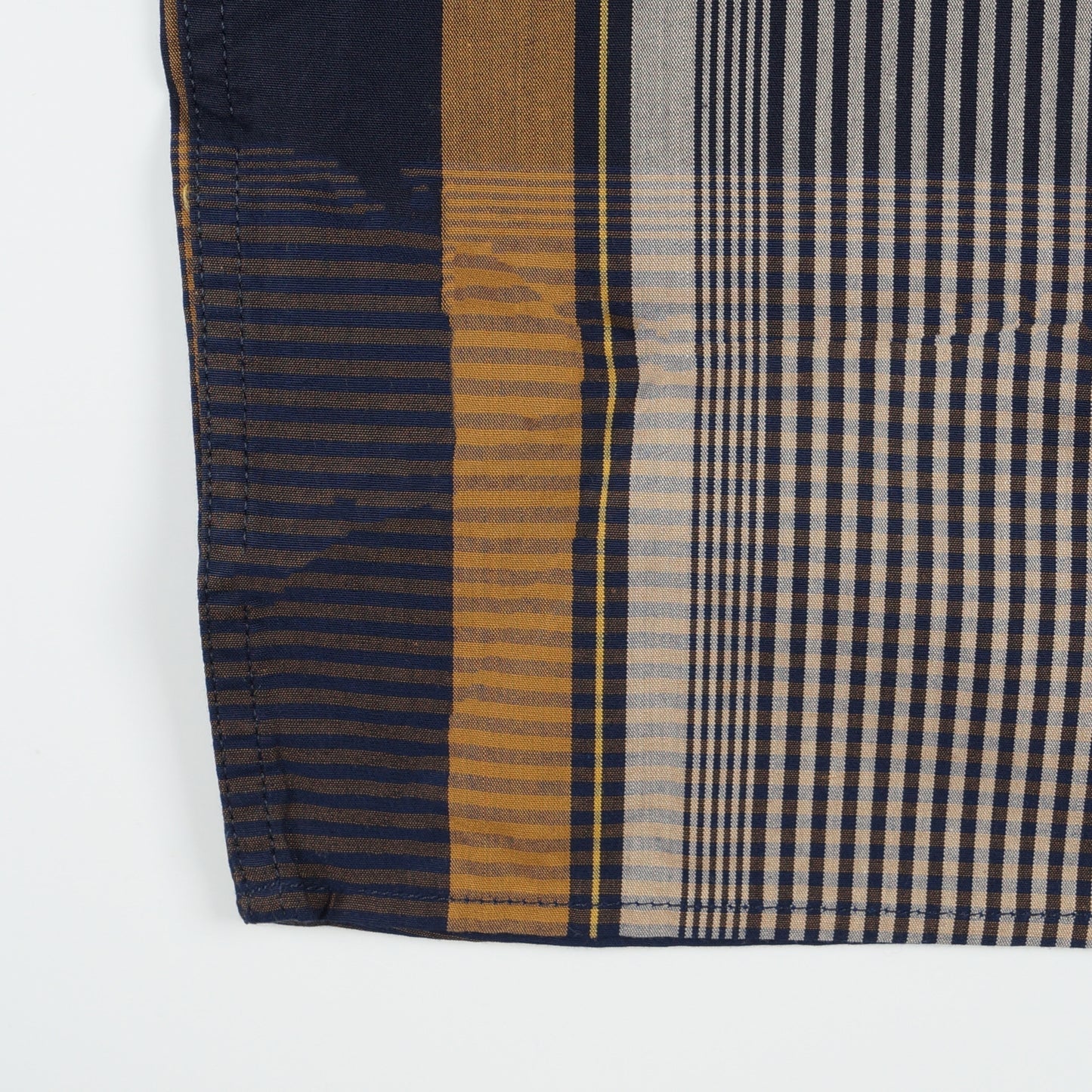 - Carsten Light Check Shirt - Dark Navy