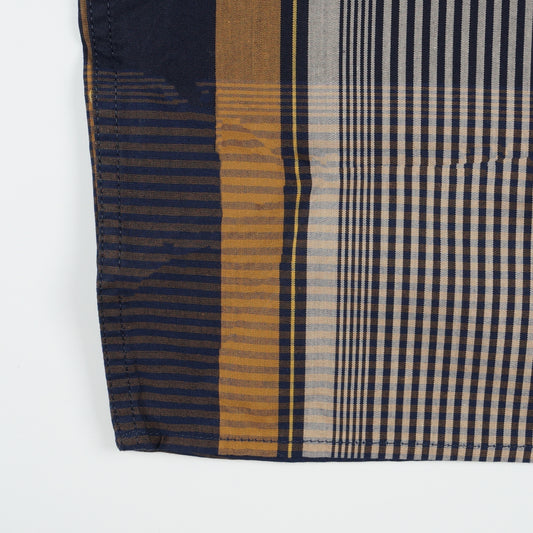 - Carsten Light Check Shirt - Dark Navy