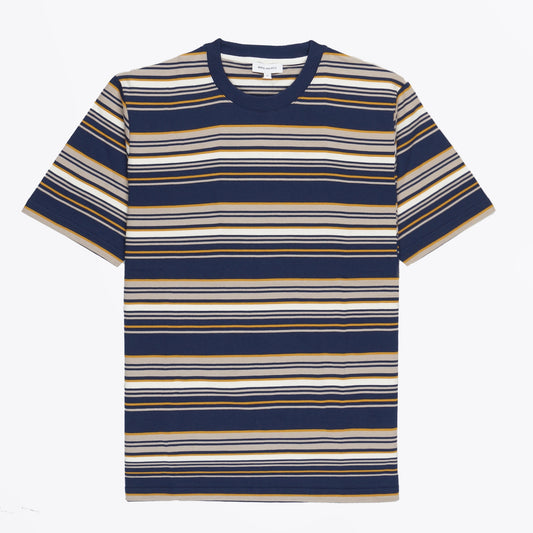 Johannes Weekend Stripe T-Shirt - Dark Navy