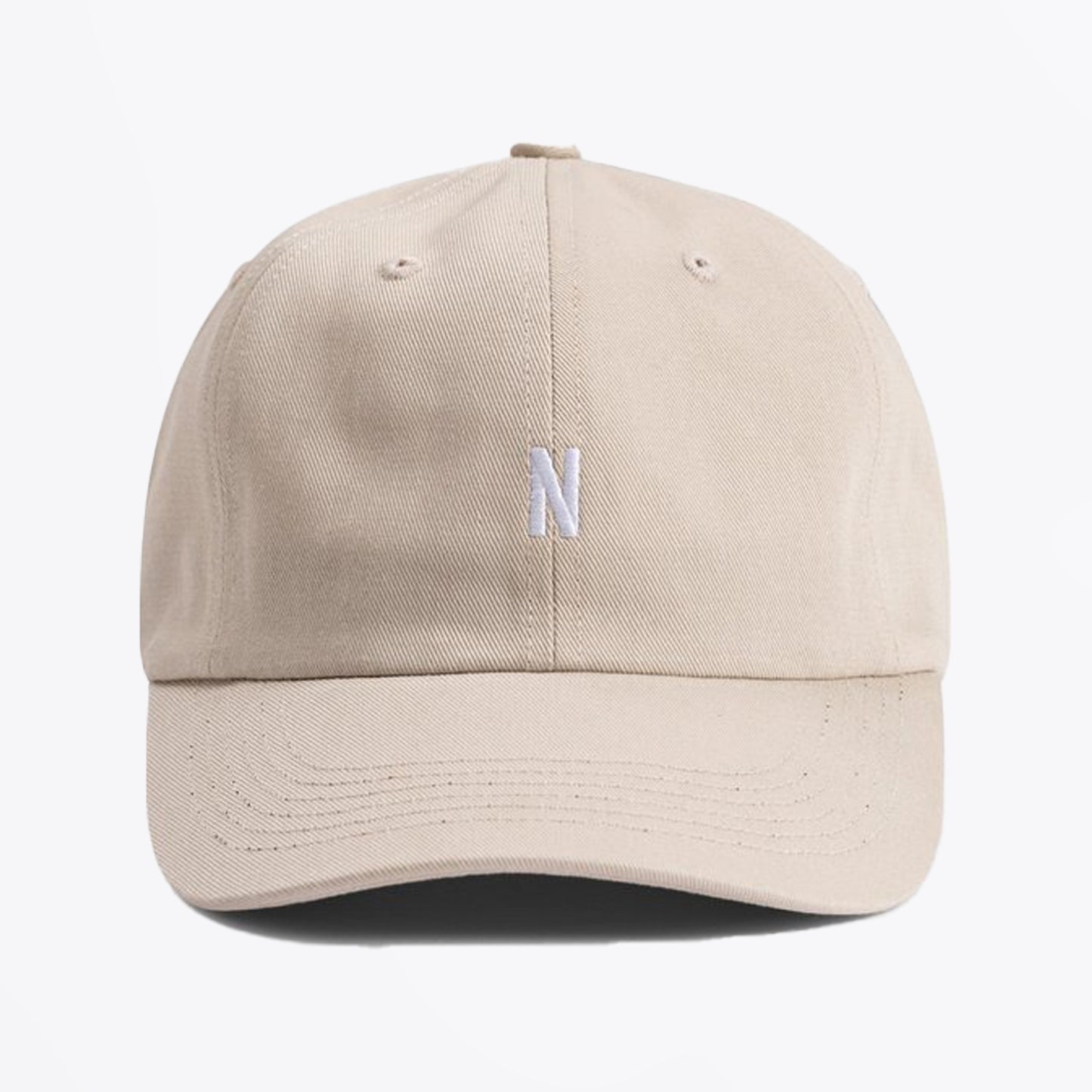 - Twill Sports Cap - Marble White
