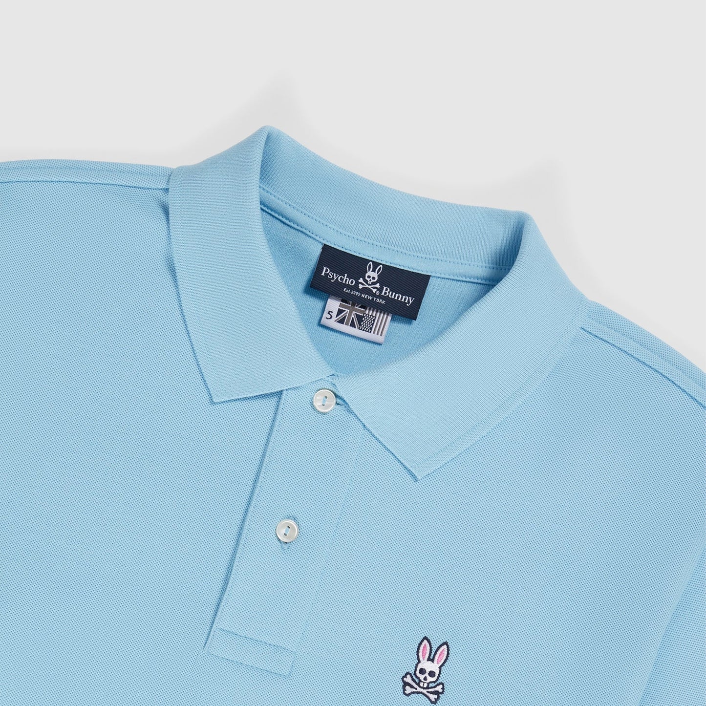 - Classic Pique Polo - Sky Blue