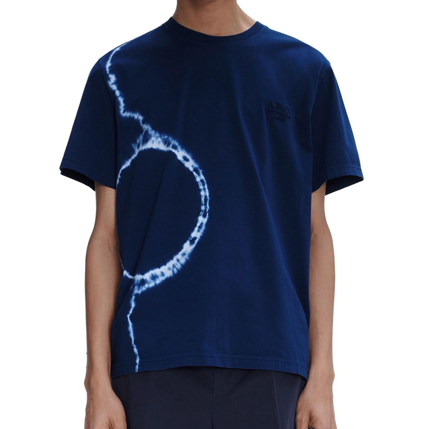 - Raymond Tie & Dye T-Shirt - Indigo