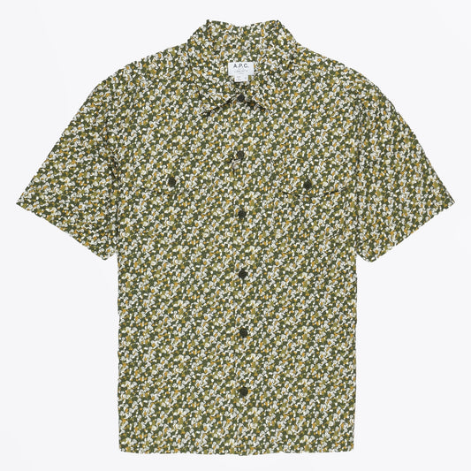 - Chris Short Sleeve Shirt - Kaki