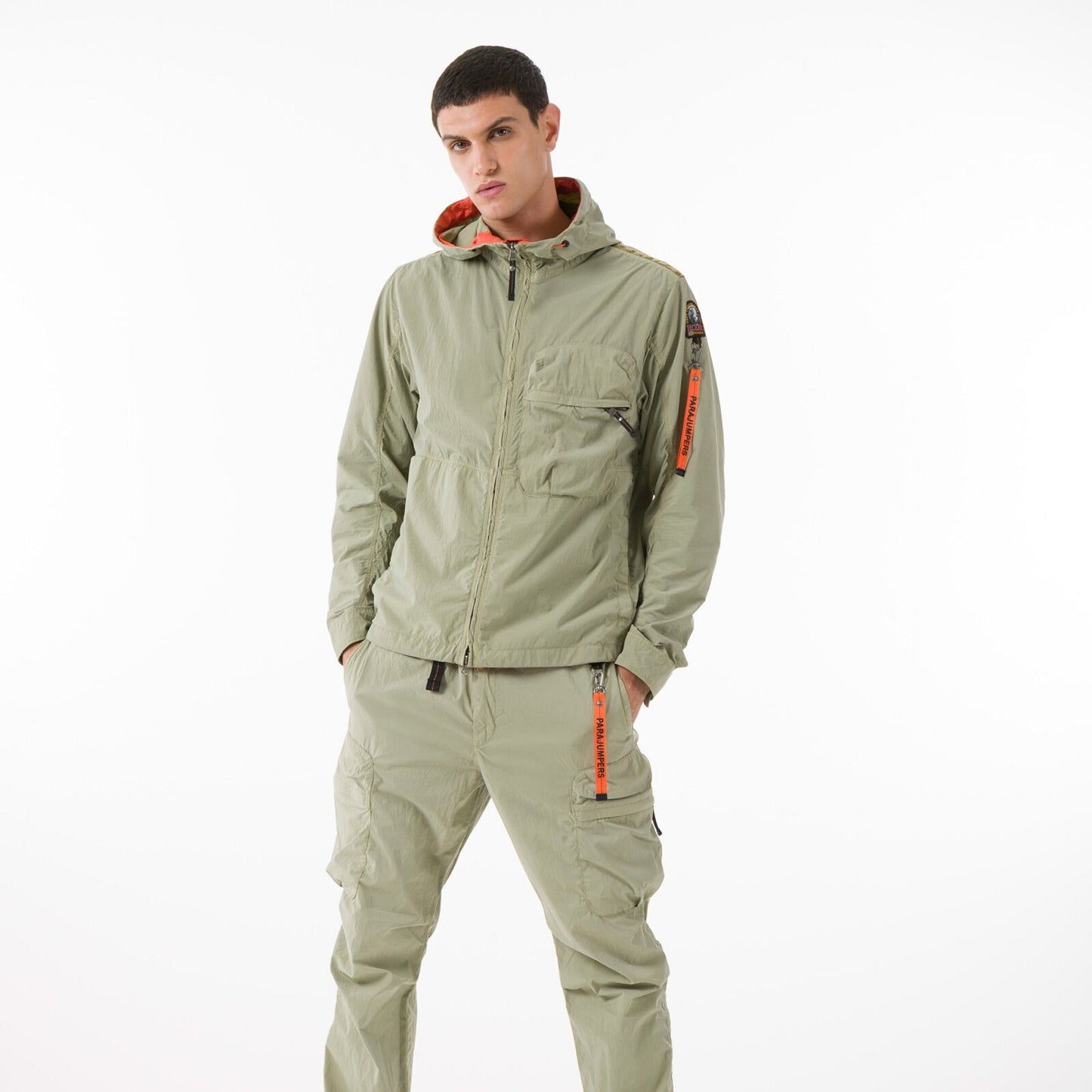 Nigel Hooded Jacket - Sage Green