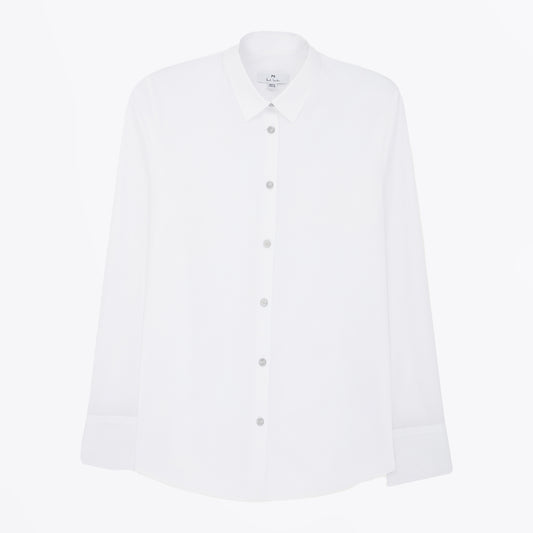 - Spray Swirl Cuff Shirt - White
