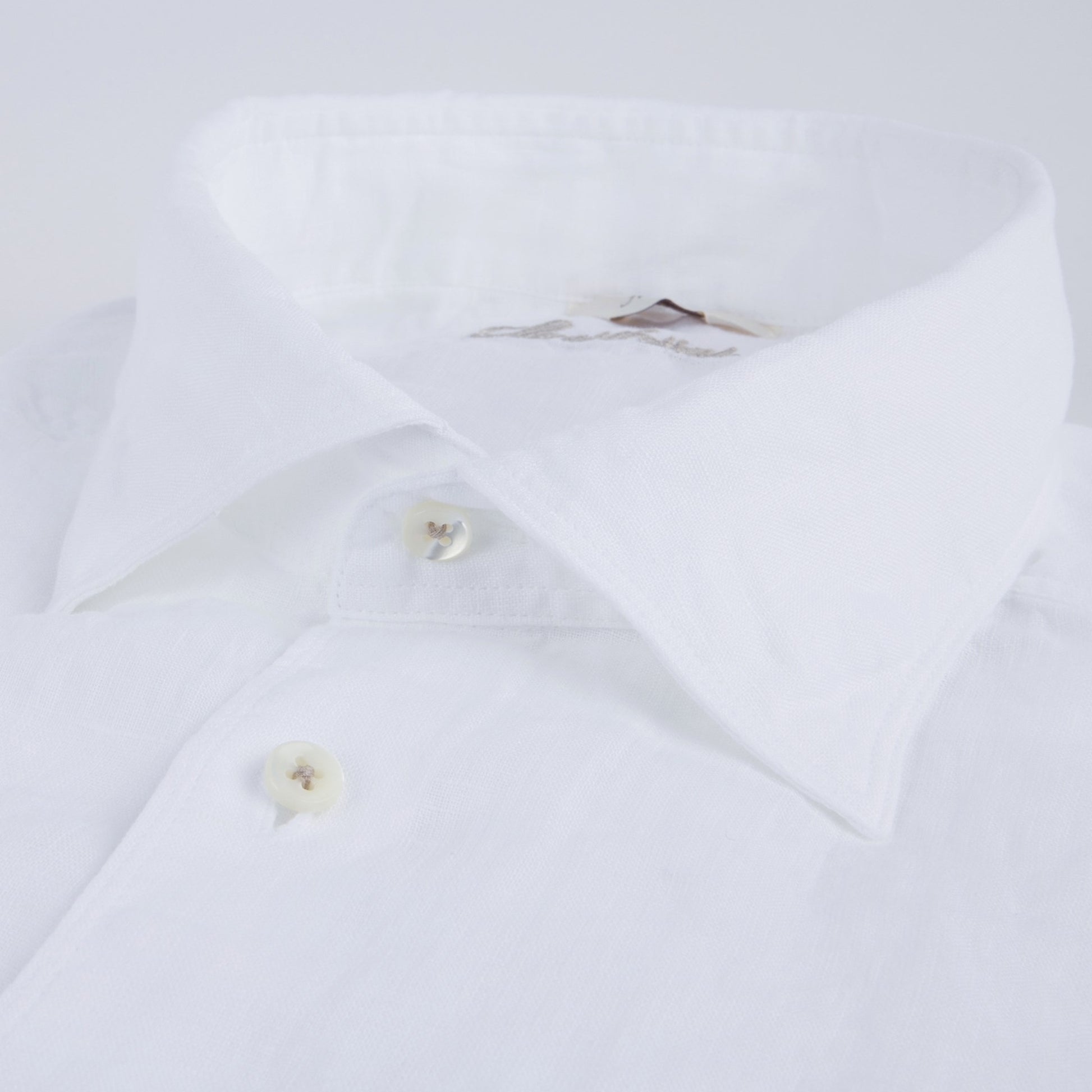 Stenstroms - Fitted Body Linen Shirt - White