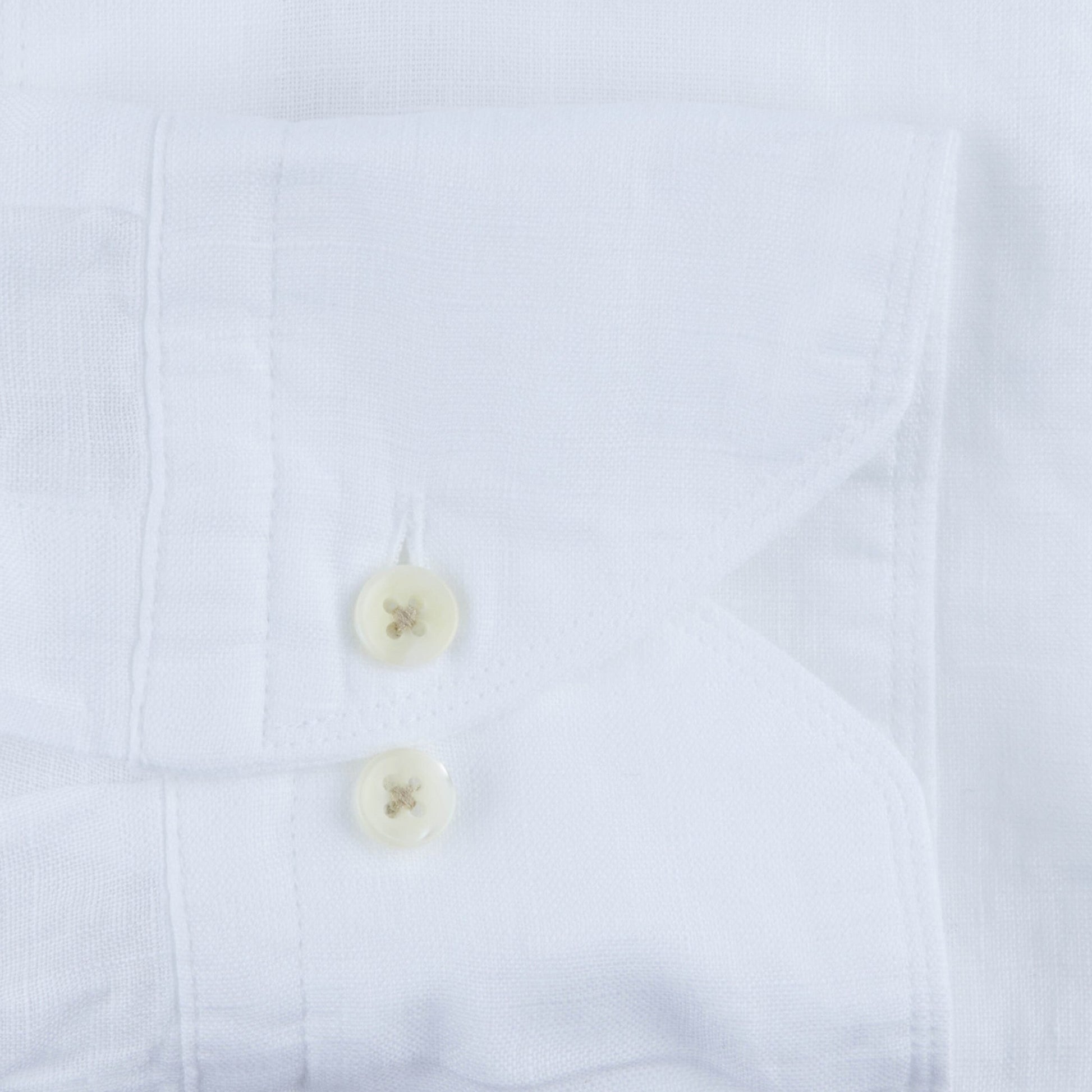 Stenstroms - Fitted Body Linen Shirt - White