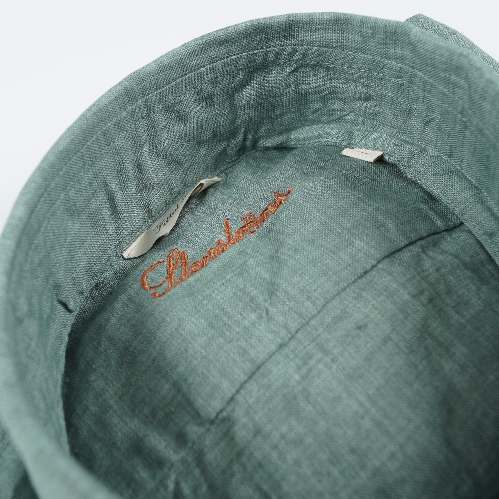 Stenstroms - Fitted Body Linen Shirt - Green