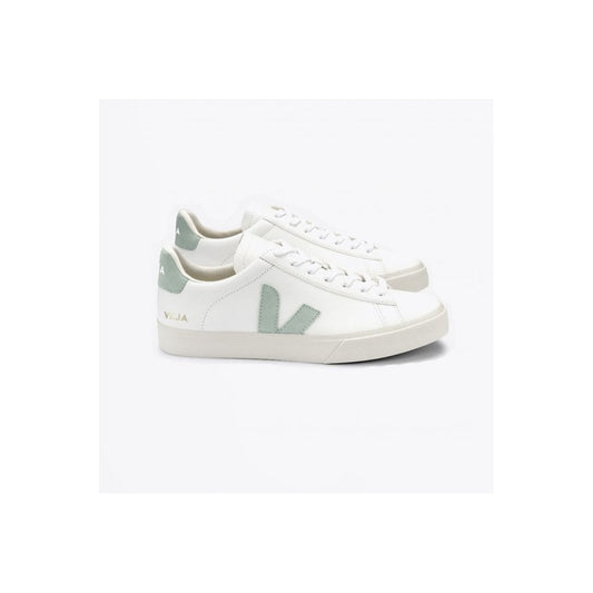 - Campo Chromefree Leather Sneakers - Extra White/Matcha