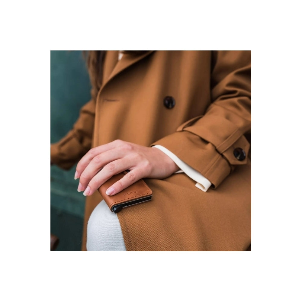 Miniwallet - Vintage Cognac Silver