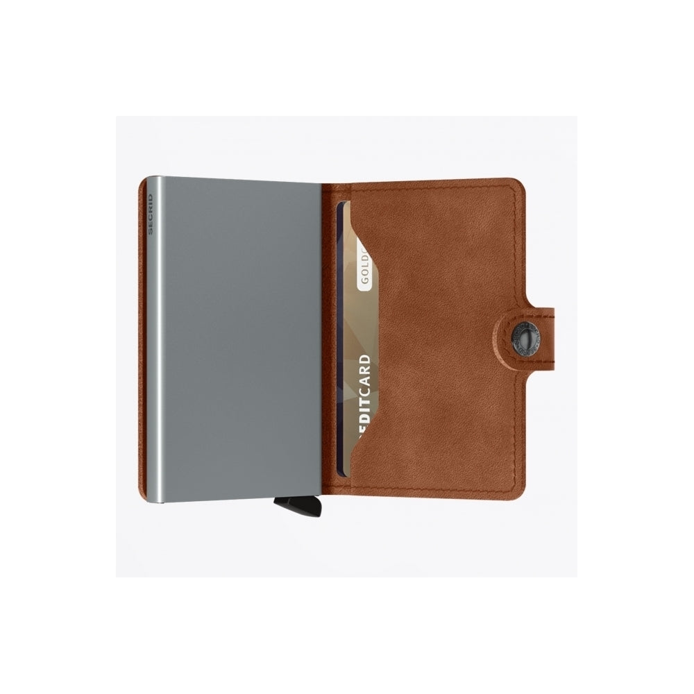 Miniwallet - Vintage Cognac Silver