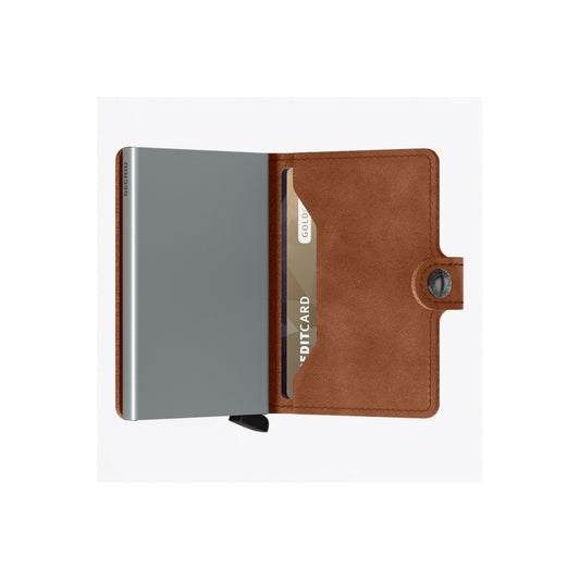 Miniwallet - Vintage Cognac Silver