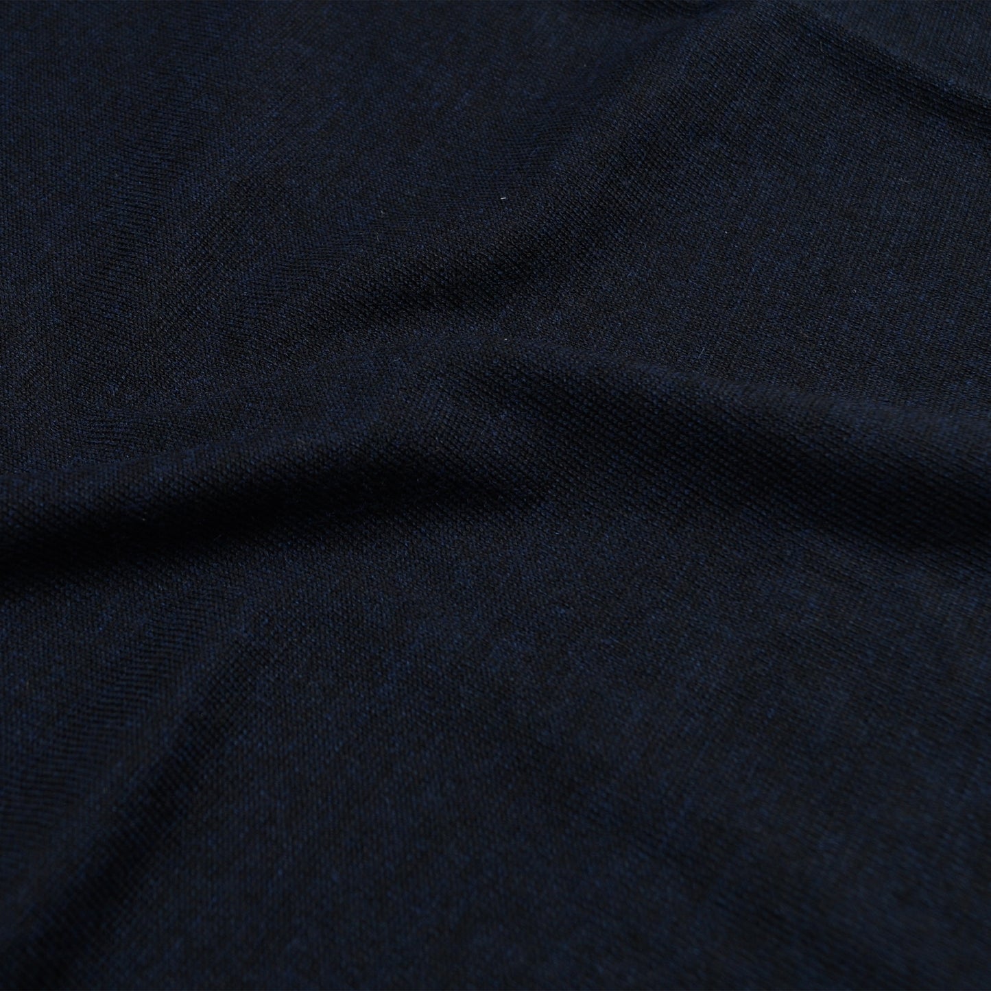 - Crew Neck SS Merino Pullover - Navy