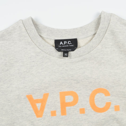 - Bicolore Sweat - Ecru Melange