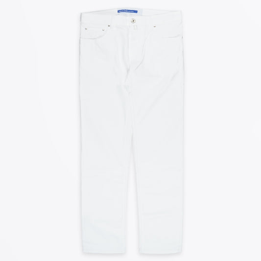- Bard Slim Fit 5 Pocket Chino - Light Cream