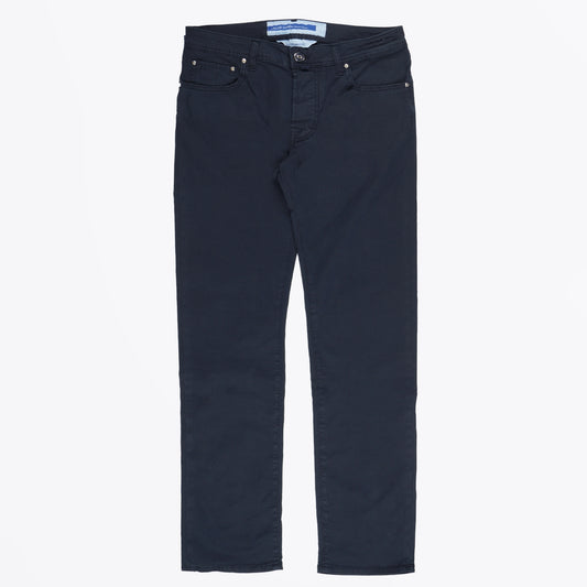 - Bard Slim Fit 5 Pocket Chinos - Navy