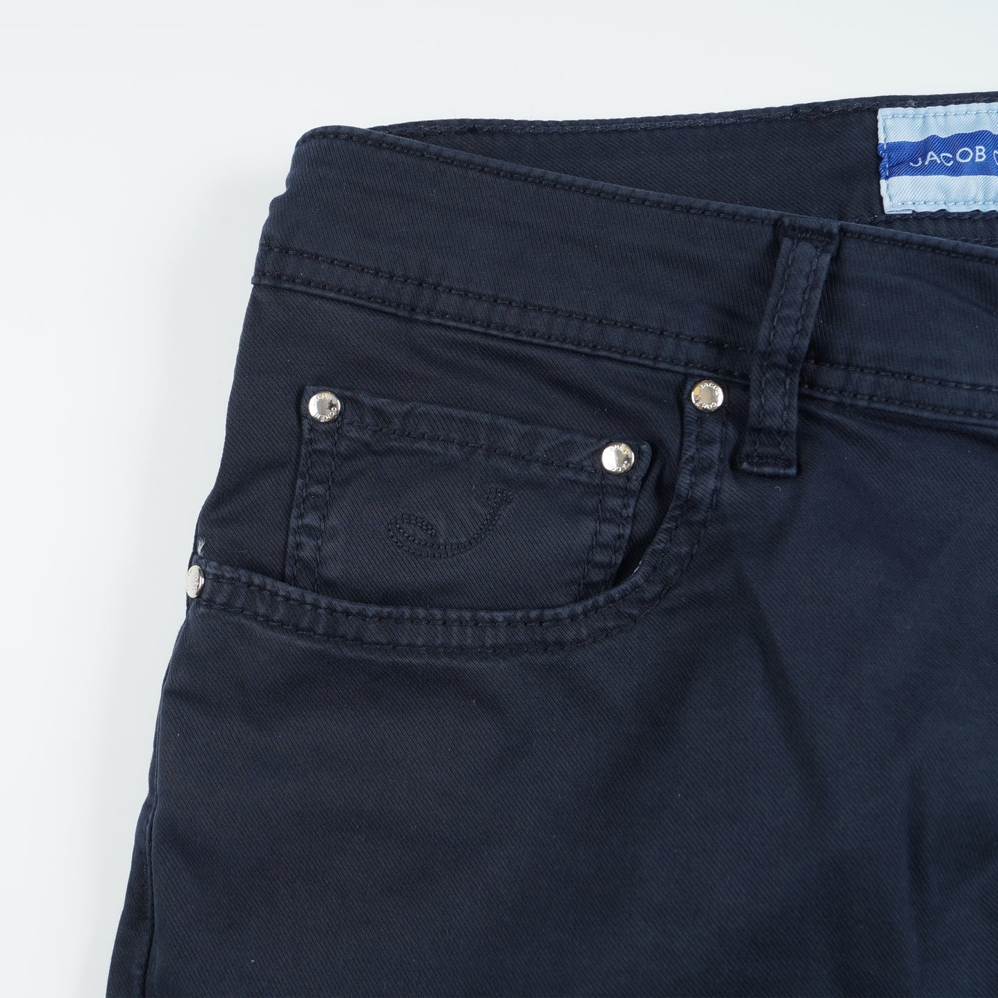 - Bard Slim Fit 5 Pocket Chinos - Navy