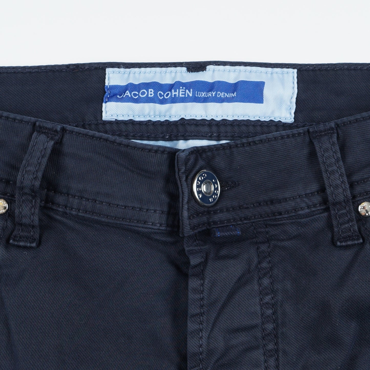 - Bard Slim Fit 5 Pocket Chinos - Navy