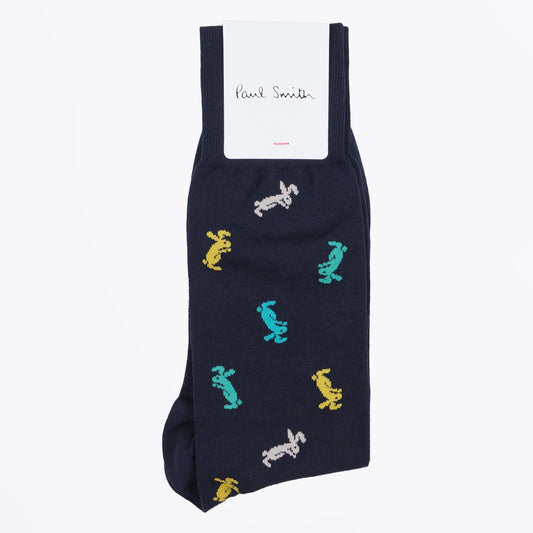 - Barry Rabbit Socks - Navy