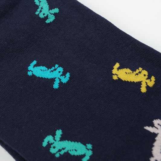 - Barry Rabbit Socks - Navy