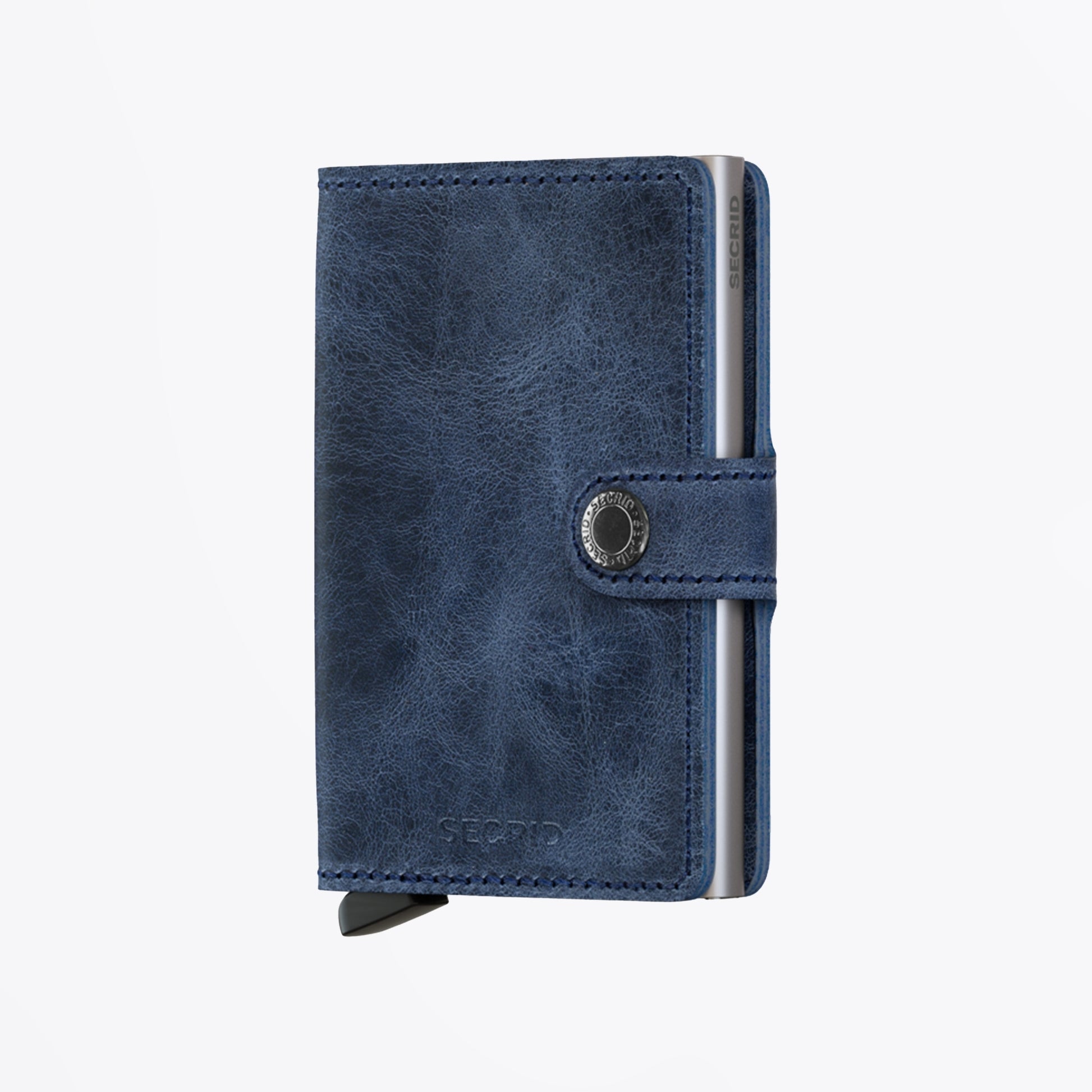Secrid Miniwallet - Vintage Blue Leather