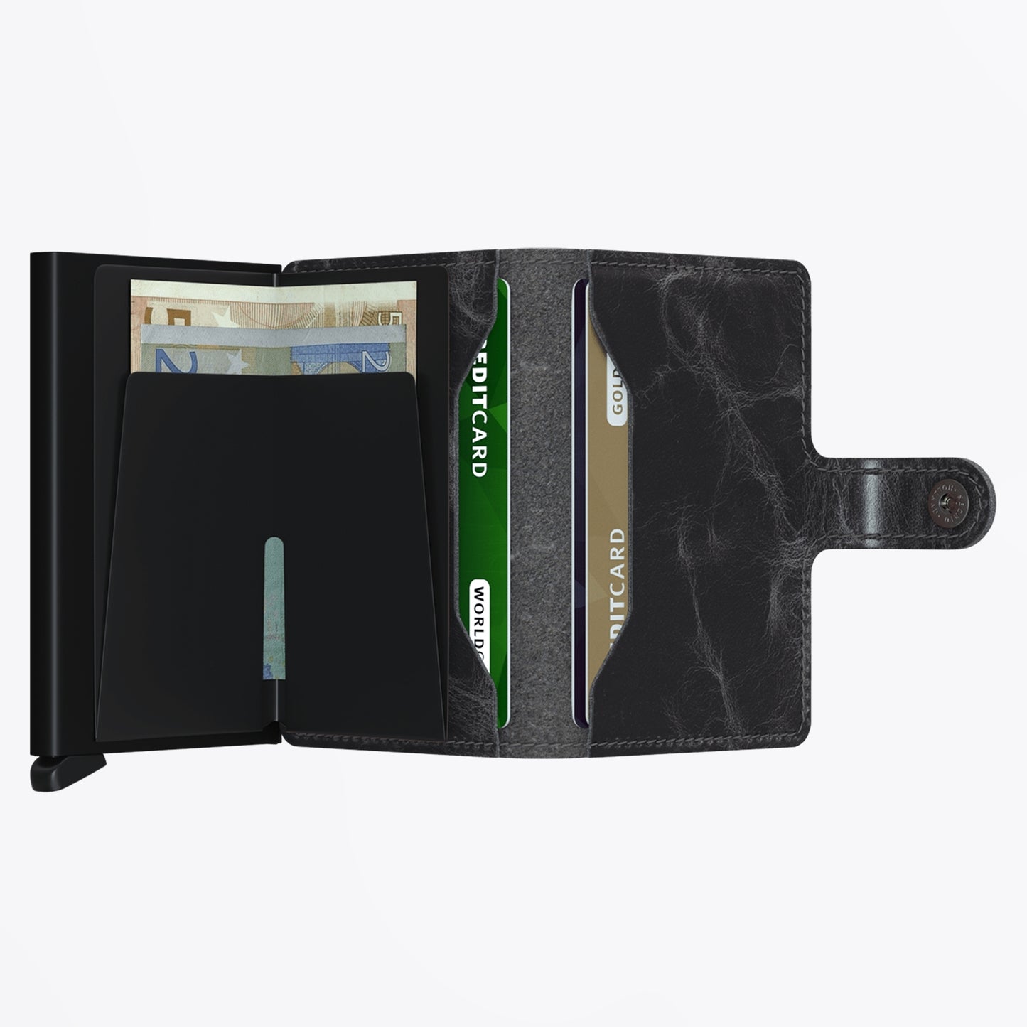 Miniwallet - Vintage Grey Black
