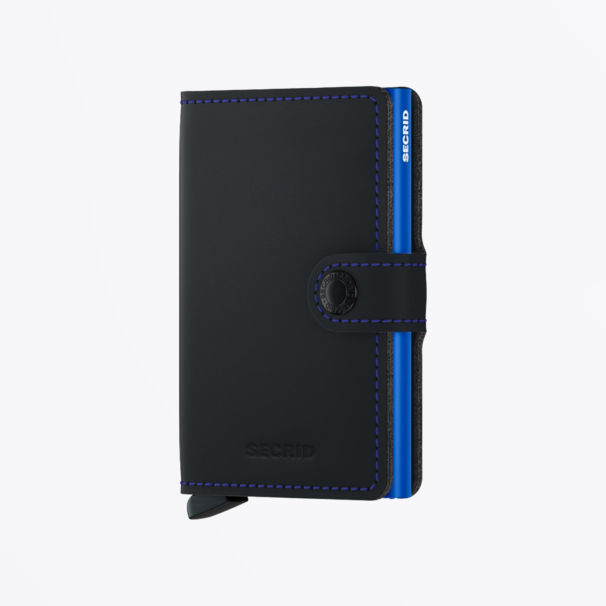 Secrid - Mini Wallet - Matte Black and Blue