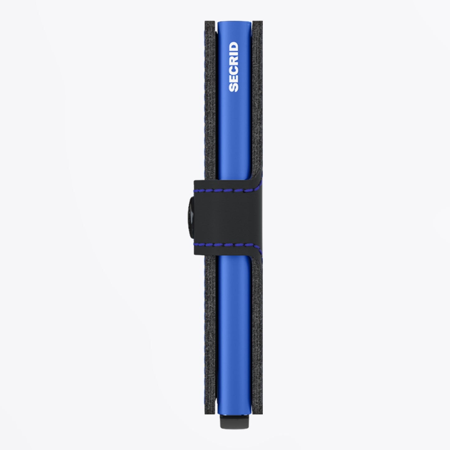 - Mini Wallet - Matte Black and Blue