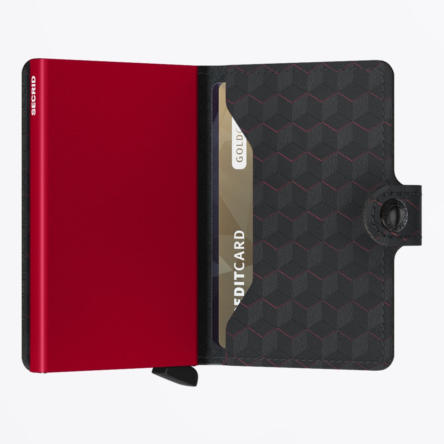 - Miniwallet - Optical Black and Red