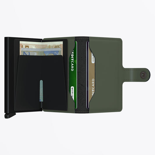 Miniwallet - Matte Green Black