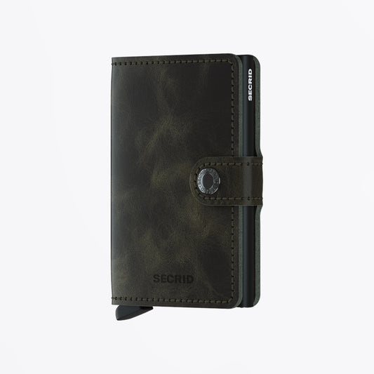 Miniwallet - Vintage Olive/Black