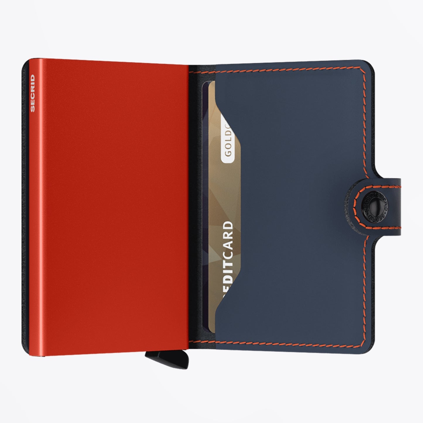 Miniwallet - Matte Nightblue/Orange