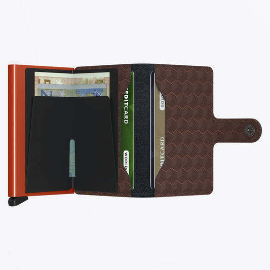 Miniwallet - Optical Brown/Orange
