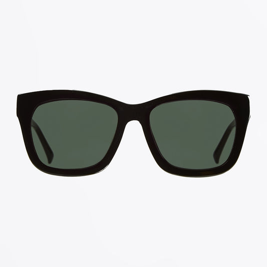 - Rosie Sunglasses - Black Solid Green