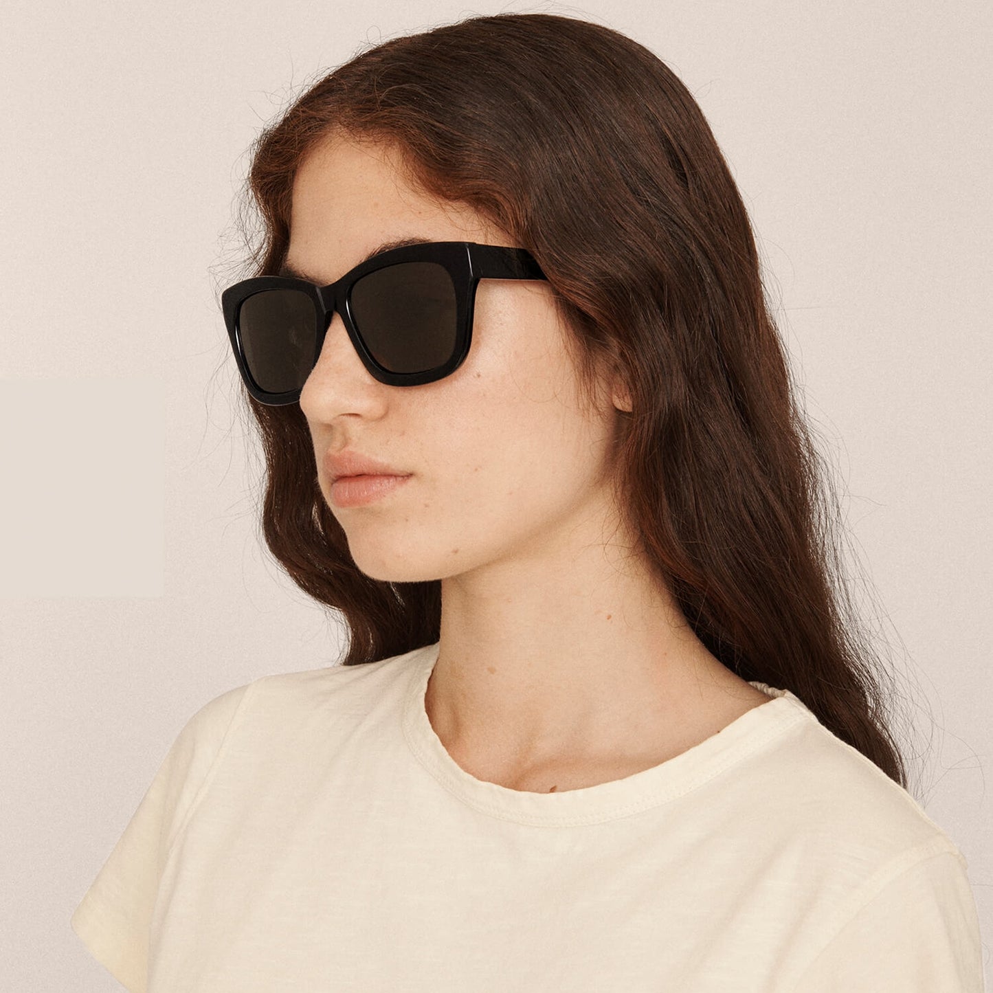 - Rosie Sunglasses - Black Solid Green