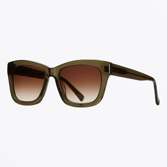 - Rosie Sunglasses - Olive Graduated Brown