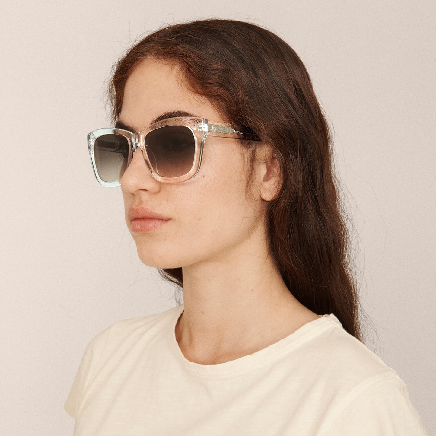 - Rosie Sunglasses - Crystal Graduated Grey