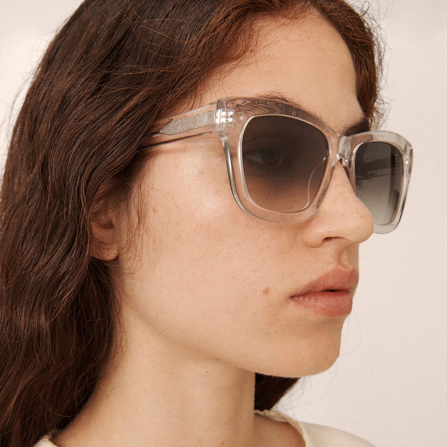 - Rosie Sunglasses - Crystal Graduated Grey
